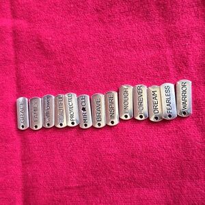 20 silver crosses & 50 braselet charms
